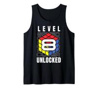Puzzle Cube Speed Cubing Birthday Boy 8 Tank Top