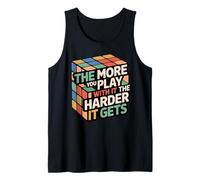 Puzzle Cube Speed Cubing Funny Tank Top