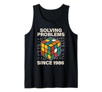 Puzzle Cube Speed Cubing Mens Tank Top