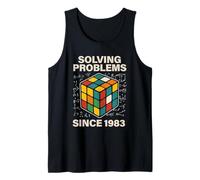 Puzzle Cube Speed Cubing Mens Tank Top