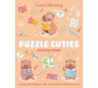 Puzzle Cuties Activity Book - a sweet and relaxing book for cosy colouring fans