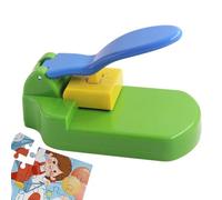 Puzzle Cutter Machine - Puzzle Maker Tool, Precision Photo Cutting Device | 10 Puzzle Papers Included, DIY Craft Kit for Custom Puzzles,