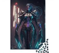 Puzzle Cyborg 500 Piece Jigsaw Puzzle for Adults And Wooden Jigsaw Puzzles Suitable for Adults And Teens 18+ Gift For Birthdays 500pcs (52x38cm)
