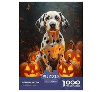 Puzzle DALMATIAN 1000 Piece Challenge Game for Adults,Jack-o'-lantern Impossible Jigsaw Puzzles 1000 Piece Educational Game Home Decoration 70x50cm/1000pcs