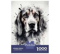 Puzzle De 1000 Pièces Pour Adolescents Beagle Dog Puppy Love Puzzle Adulte Jeu Manuel D'assemblage De Motifs Idéal Comme Cadeau 70x50cm/1000pcs