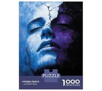 Puzzle De 1000 Pièces Pour Adolescents Fractured Duality - Surreal Portrait of Light And Shadow Puzzle Adulte Jeu Manuel D'assemblage De Motifs Idéal Comme Cadeau 52x38cm/1000pcs