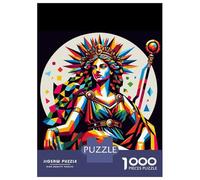 Puzzle De 1000 Pièces Pour Adolescents Hera Queen of The Gods Puzzles Pour Adultes - Jeu Manuel - Décoration Intérieure - Cadeaux Uniques Pour Anniversaire Et Noël 38x26cm/1000pcs