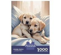 Puzzle De 1000 Pièces Pour Adolescents Labrador Puppies Puzzles Pour Adultes - Jeu Manuel - Décoration Intérieure - Cadeaux Uniques Pour Anniversaire Et Noël 70x50cm/1000pcs