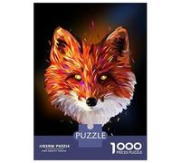 Puzzle De 1000 Pièces Pour Adolescents The Fox Puzzle Adulte Jeu Manuel D'assemblage De Motifs Idéal Comme Cadeau 38x26cm/1000pcs