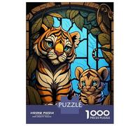 Puzzle De 1000 Pièces Pour Adolescents Tiger Wondrous Puzzles Pour Adultes - Jeu Manuel - Décoration Intérieure - Cadeaux Uniques Pour Anniversaire Et Noël 38x26cm/1000pcs
