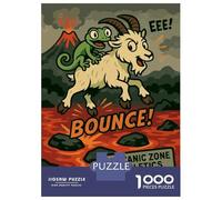 Puzzle De 1000 Pièces Pour Adolescents Volcanic Zone Athletics Unauthorized Bounce! Puzzles Pour Adultes - Jeu Manuel - Décoration Intérieure - Cadeaux Uniques Pour Anniversaire Et Noël 70x50cm/1000pc