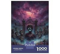 Puzzle De 1000 Pièces Pour Adolescents Zombie Horde Emerging from Cemetery Gate Puzzles Pour Adultes - Jeu Manuel - Décoration Intérieure - Cadeaux Uniques Pour Anniversaire Et Noël 70x50cm/1000pcs