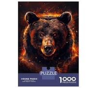 Puzzle De 1000 Pièces Pour Adultes Animal Majestic Bear Puzzles Pour Adolescents Jeu Manuel Défi Difficile Cadeau D'anniversaire, Cadeaux, 52x38cm/1000pcs