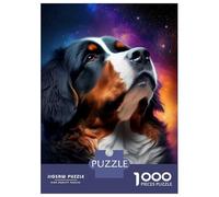 Puzzle De 1000 Pièces Pour Adultes Bernese Mountain Galaxy Do Puzzles Pour Adolescents Jeu Manuel Défi Difficile Cadeau D'anniversaire, Cadeaux, 52x38cm/1000pcs