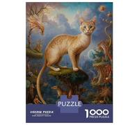 Puzzle De 1000 Pièces Pour Adultes Chimeric Cat Puzzle Pour Adultes, Jouet, Décoration Murale, Analyse Et Logique, Cadeaux Uniques Pour Anniversaire Et Noël 52x38cm/1000pcs