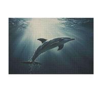 Puzzle De 1000 Pièces Pour Adultes Comme Jeu De Défi Familial Dolphin 1000 PCS 75 * 50cm