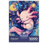 Puzzle De 1000 Pièces Pour Adultes Cute Axoloti Sleeping Puzzles Pour Adultes - Jouets Anti-stress - Découpe De Précision - Activités Ludiques À La Maison 70x50cm/1000pcs