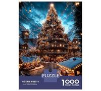 Puzzle De 1000 Pièces Pour Adultes Enchanted Christmas Village Puzzle Adulte, Jeu De Réflexion, Défi Difficile À Terminer 38x26cm/1000pcs
