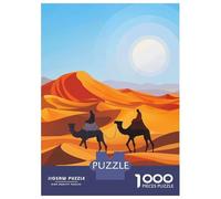 Puzzle De 1000 Pièces Pour Adultes Sahara Desert Puzzle Adulte, Jeu De Réflexion, Défi Difficile À Terminer 38x26cm/1000pcs
