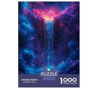 Puzzle De 1000 Pièces Pour Adultes Sign Aquarius Waterfall Puzzle Adulte, Jeu De Réflexion, Défi Difficile À Terminer 52x38cm/1000pcs