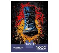 Puzzle De 1000 Pièces Pour Adultes Urban Impact Contemporary Expressionist Boot Artwork Puzzle Pour Adultes Jeux De Détente Cadeau D'anniversaire Interaction Parent-enfant 52x38cm/1000pcs