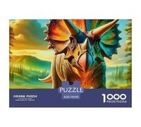 Puzzle Dinosaur 1000 Piece Puzzle Puzzles for Adults 100% Recycled Cardboard Jurassic Dinosaurs for Adults Gifts Home Decoration 70x50cm/1000pcs