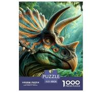 Puzzle Dinosaur 1000 Pieces Puzzles Puzzles for Adults 100% Recycled Cardboard Jurassic Dinosaurs for Adults Gifts Home Decoration 38x26cm/1000pcs