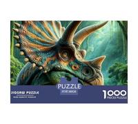 Puzzle Dinosaur 1000 Pieces Puzzles Puzzles for Adults 100% Recycled Cardboard Jurassic Dinosaurs for Adults Gifts Decoration Puzzle 38x26cm/1000pcs