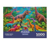 Puzzle Dinosaur 1000 Pieces Puzzles Puzzles for Adults 100% Recycled Cardboard Jurassic Dinosaurs Gifts for Men Decoration Puzzle 70x50cm/1000pcs