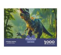 Puzzle Dinosaur 1000 Pieces Puzzles Puzzles for Adults 100% Recycled Cardboard Jurassic Dinosaurs Ladies' Gifts Decoration Puzzle 70x50cm/1000pcs