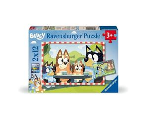 Puzzle Dla Dzieci 2D Bluey 2X12El Ravensburger Puzzle Top