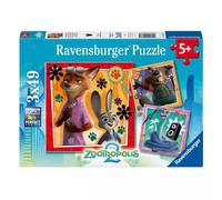 Puzzle dla dzieci 2D: Zwierzogród 2 3x49el - Ravensburger
