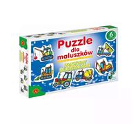 Puzzle dla maluszków 27 elementów. Maszyny budowlane - Alexander