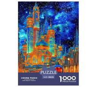 Puzzle Dream Train 1000 Pieces Puzzles Puzzles for Adults 100% Recycled Cardboard SCI-FI City Ladies' Gifts Decoration Puzzle 38x26cm/1000pcs