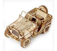 Puzzle Drewniane 3D Jeep Wojskowy [PUZZLE]