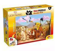 Puzzle dwustronne maxi 24 elementy. Król Lew - Lisciani