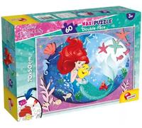 Puzzle dwustronne maxi 60 elementów. Mała Syrenka - Lisciani