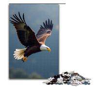 Puzzle Eagle Flying 1000 Piece Jigsaw Wooden for Adults & Kids Age 12 Up Family Fun Puzzle 1000 PCS(75x50cm)