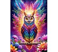Puzzle Enjoy 1000 elementów CIESZ SIĘ Puzzle Neonowa Sowa 1000 elementów - E...