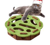 Puzzle Feeder Cat | Intelligence Training Toy,Cat Sensory Foraging Bell Feeder for Boredom Release Training Crate Outdoor Hunting Indoor Travel Kitten Senior
