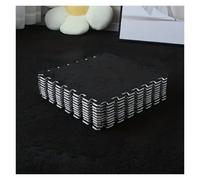 Puzzle Foam Mat 12-Piece Plush Puzzle Mat Set Soft, Interlocking Carpet Squares for Comfort Protection in Any Room(12PCS Black)