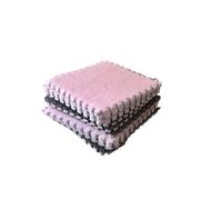 Puzzle Foam Mat Soft Plush Mat Eva Foam Puzzle Carpet Warm Mats Interlocking Rugs Infant 30 * 30 * 1cm(Color 6,20Pcs)