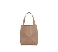 Puzzle Fold Tote Mini- female- Loewe- Shopping Bags- Beige- ONE SIZE- Bags ONE SIZE