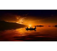 Puzzle for Adults 1000 "Enjoy an unforgettable sunset on a boat with friends" 70x50CM