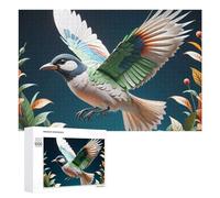 Puzzle for Adults 1000 PCS Colorful Flying Bird Illustration Puzzle for Adults Brain Teaser Game Difficult Challenge for Is Ideal As A Gift 1000 PCS