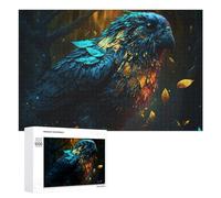 Puzzle for Adults 1000 PCS Enchanted Feathered Beast in Autumn Light Puzzle for Adults Brain Teaser Game Difficult Challenge for Is Ideal As A Gift 1000 PCS