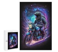 Puzzle for Adults 1000 PCS Galactic Motorcycle Ride -7 Adult Jigsaw Puzzles Hand Speed Race Parent-child Interaction Deal As Gifts for The Whole Family 1000 PCS