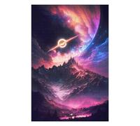 Puzzle for Adults 1000 PCS Galactic Mountain Aurora -2 Adult Puzzles Hands-on Game Precision Cutting Unique Gifts for Birthday And Christmas 1000 PCS