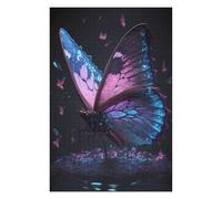 Puzzle for Adults 1000 PCS Glowing Butterfly Artwork-3 Adult Puzzles Hands-on Game Precision Cutting Unique Gifts for Birthday And Christmas 1000 PCS