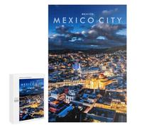 Puzzle for Adults 1000 PCS Mexico City Lights Puzzle for Adults Brain Teaser Game Difficult Challenge for Is Ideal As A Gift 1000 PCS
